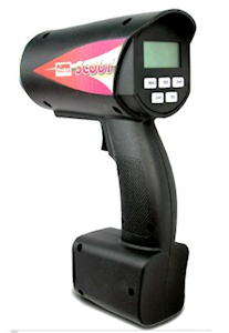 Decatur's Scout hand held radar gun for vehicle speed monitoring from Littlewood Hire